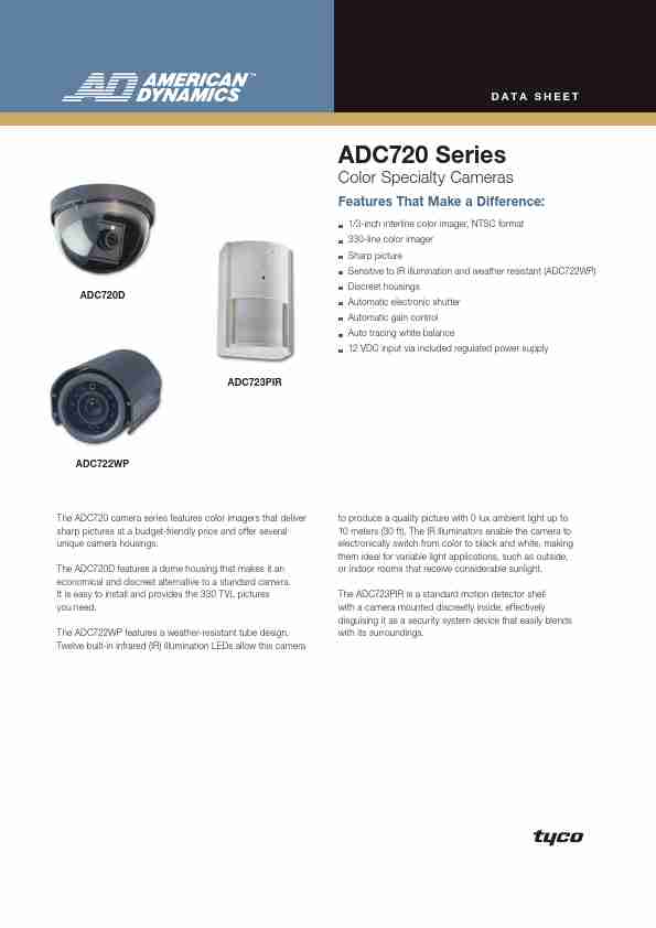 American Dynamics Security Camera ADC723PIR-page_pdf